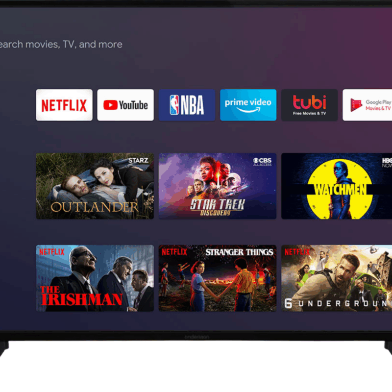 43" Fjernsyn Google Chromecast HDR 2023! NY!