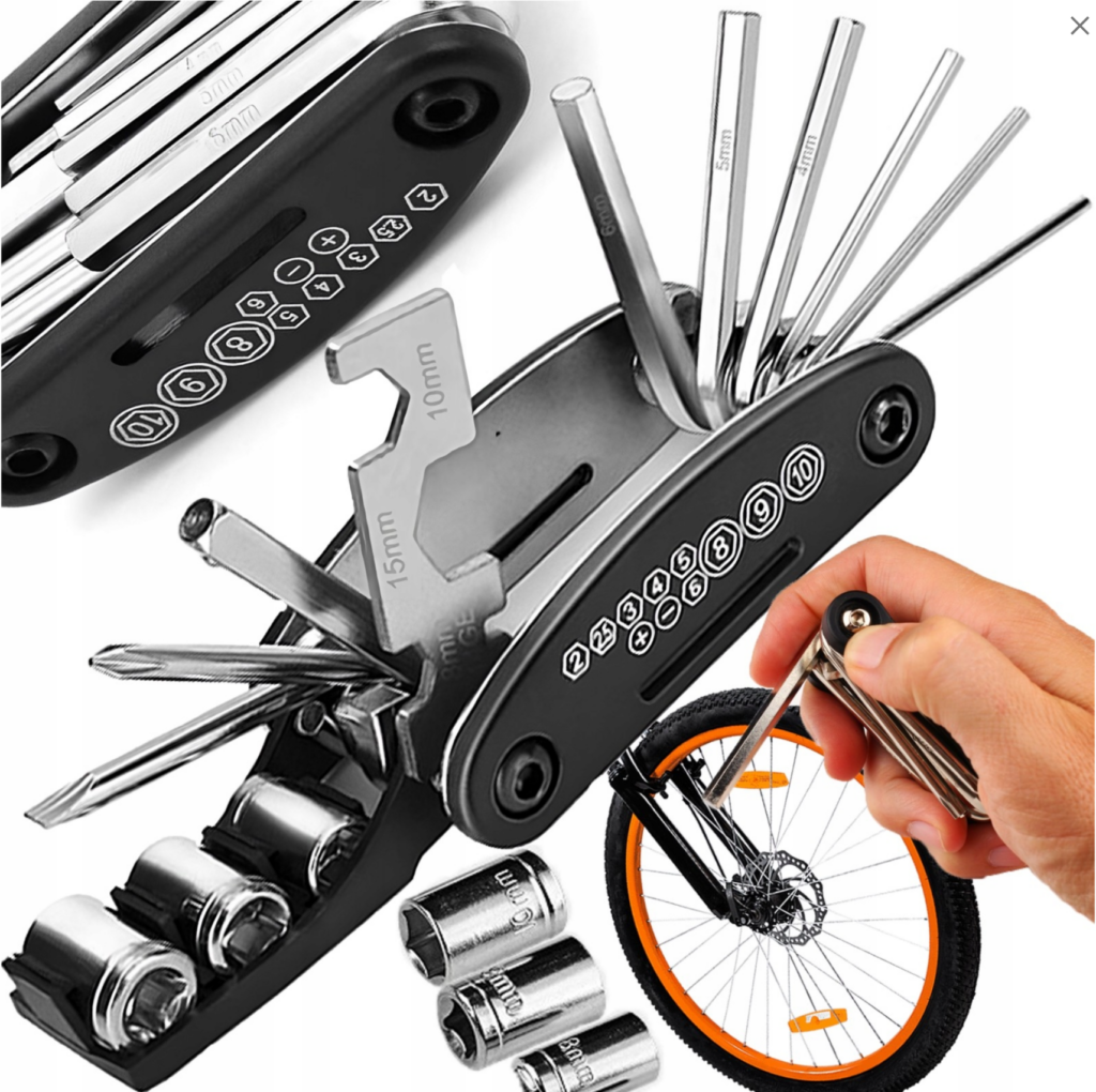Multitool-sett 17i1 skiftenøkkelsett universal