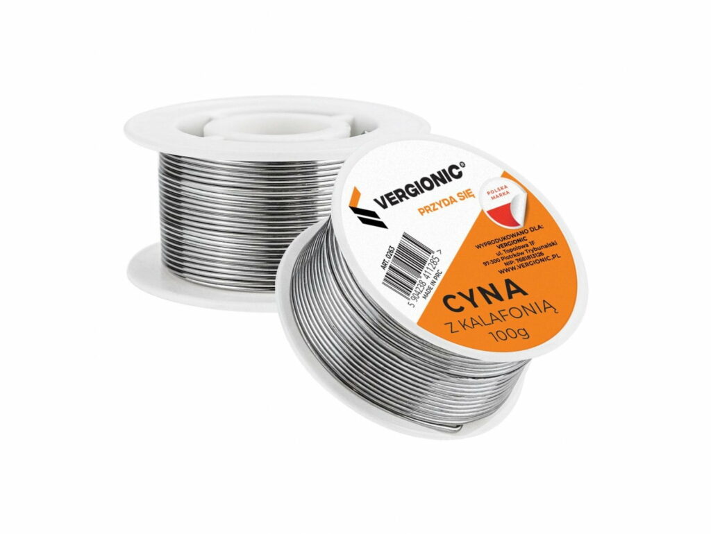Loddeboks med kolofonium 1mm 70/100g rull