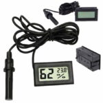 Hygrometer termometer med probe humidor terrarium