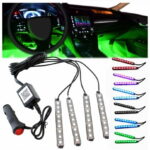 LED bluetooth bil interiørbelysning
