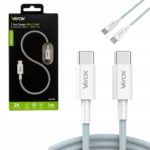USB-C TYPE-C HURTIGLADE PD-KABEL 65W 3A 1M VAYOX