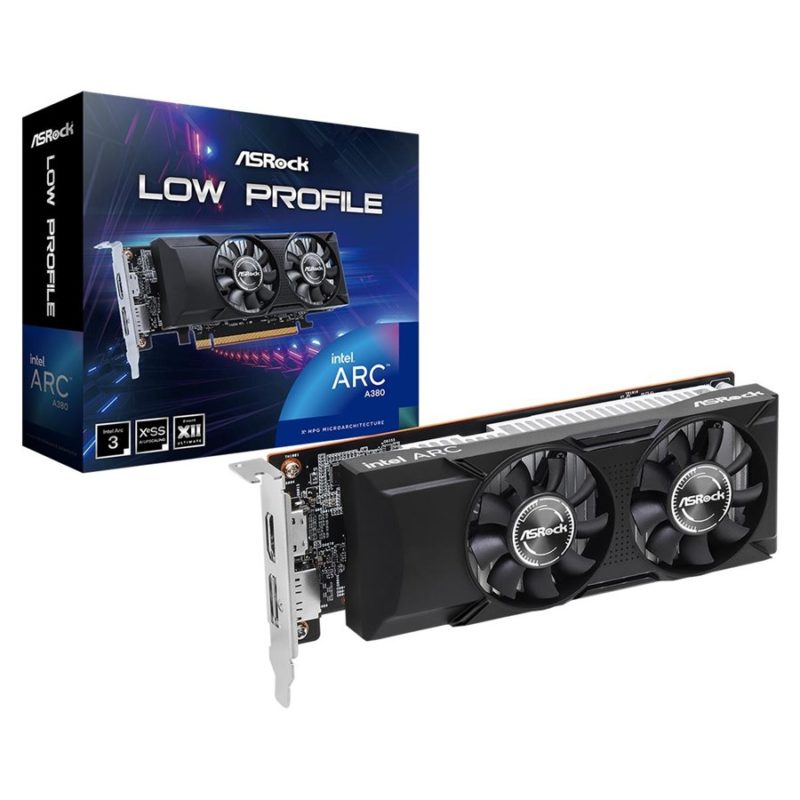 ASRock Intel Arc A380 Low Profile 6GB GDDR6