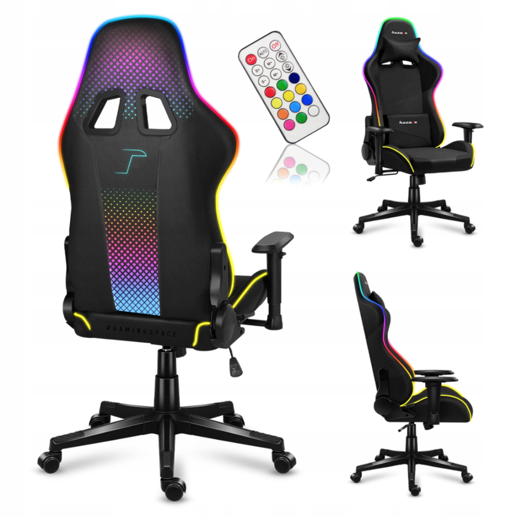 Huzaro Force 6.3 RGB Mesh Swivel Gaming Chair