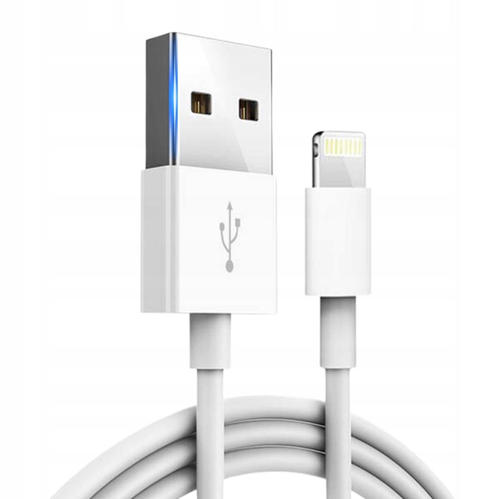 IPHONE Lightning USB-kabel, 5 m, hvit