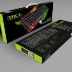 Mice RGB bakgrunnsbelyst gaming tastatur Pro