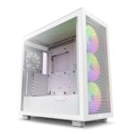 NZXT H7 Elite RGB Mid Tower Case, White