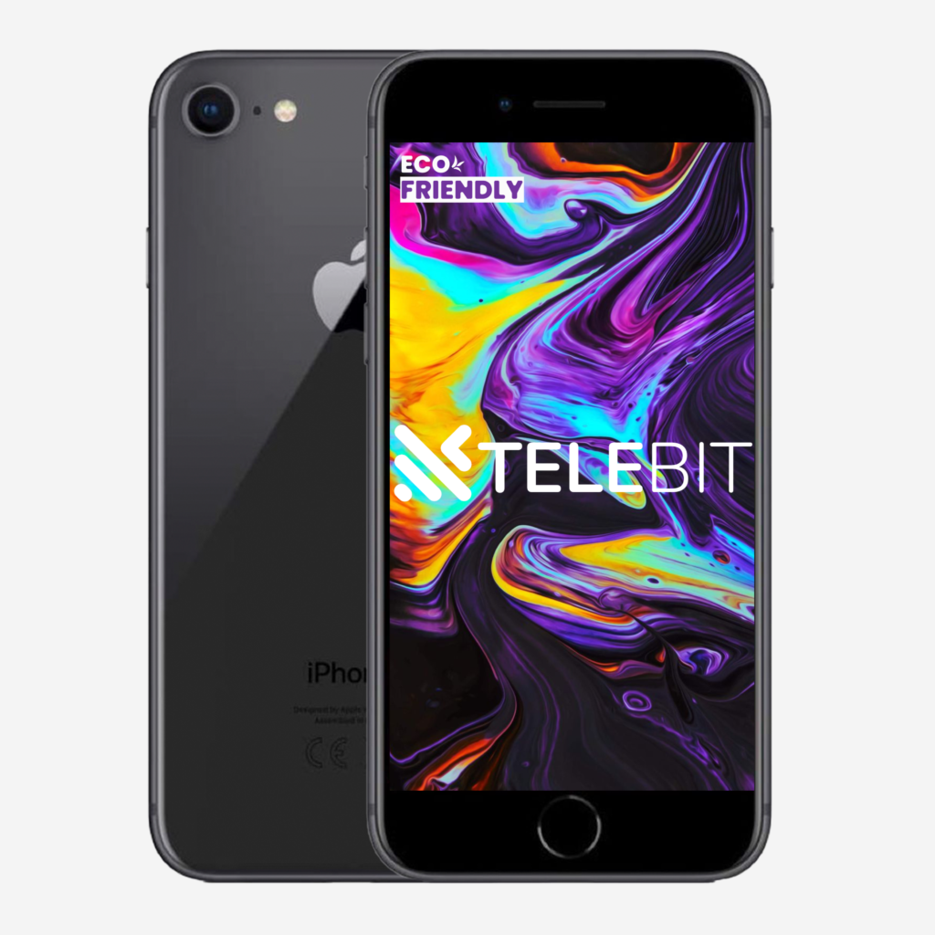 iPhone 8 sort 256GB Grad A