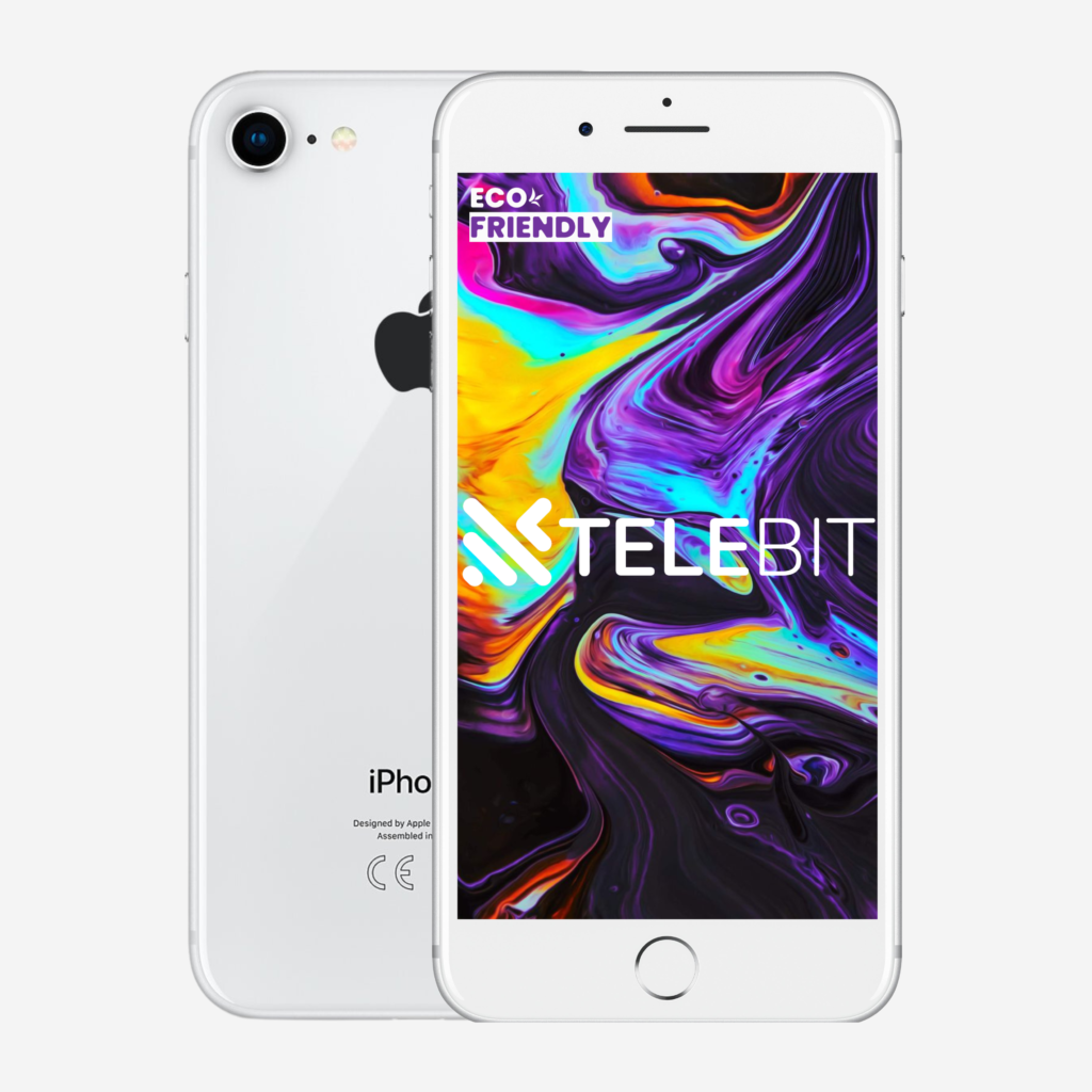 iPhone 8 sølv 256GB Grad B