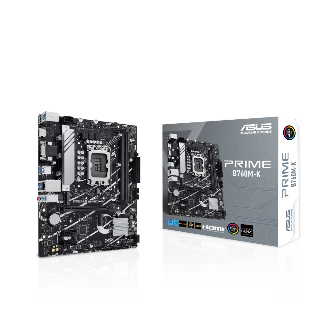 ASUS PRIME B760M-A WIFI (mATX, B760, LGA 1700, DDR5)