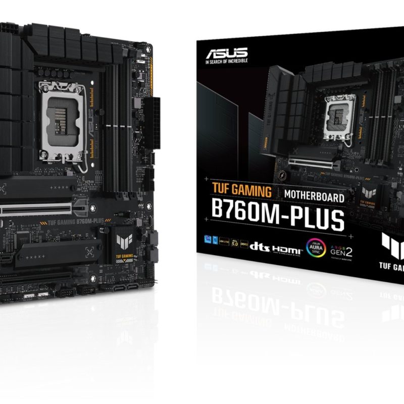 ASUS TUF GAMING B760M-PLUS WIFI (mATX, B760, LGA 1700, DDR5)