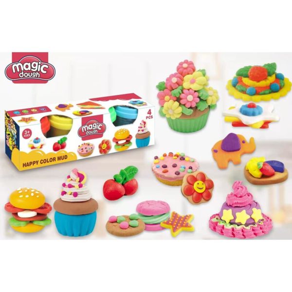MODELLKITT ASS. FARGER - 4 PK - 112G