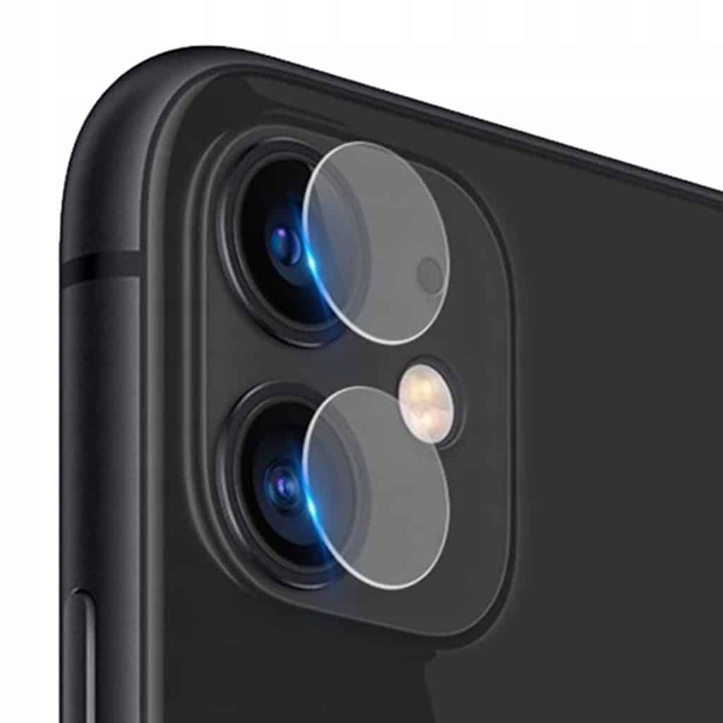 Linsebeskyttelse i herdet glass for bak kamera iPhone 11