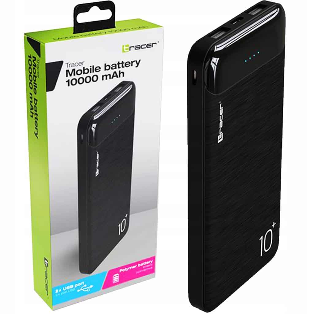 Powerbank TRACER 10000 mAh 2x USB USB-C