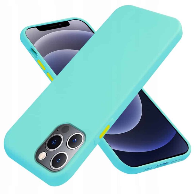 Weto 2.0 Mobildeksel for iPhone 12 og 12 Pro Turkis + skjermbeskytter