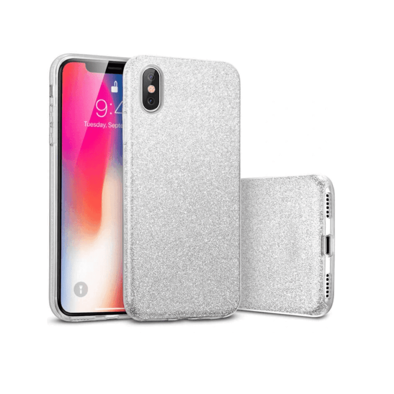 Shining silikonveske Glitter for iPhone X/XS