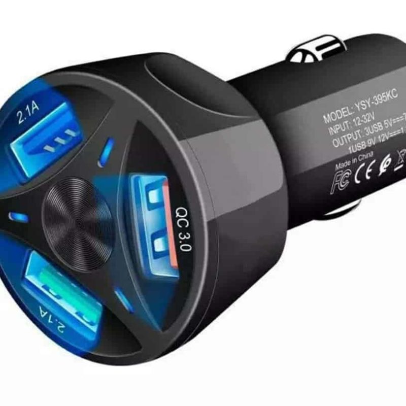 Quick Charge 3.0 3x usb billader fast led