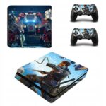 Funky Planet-klistremerke for PS4-konsoller og pads
