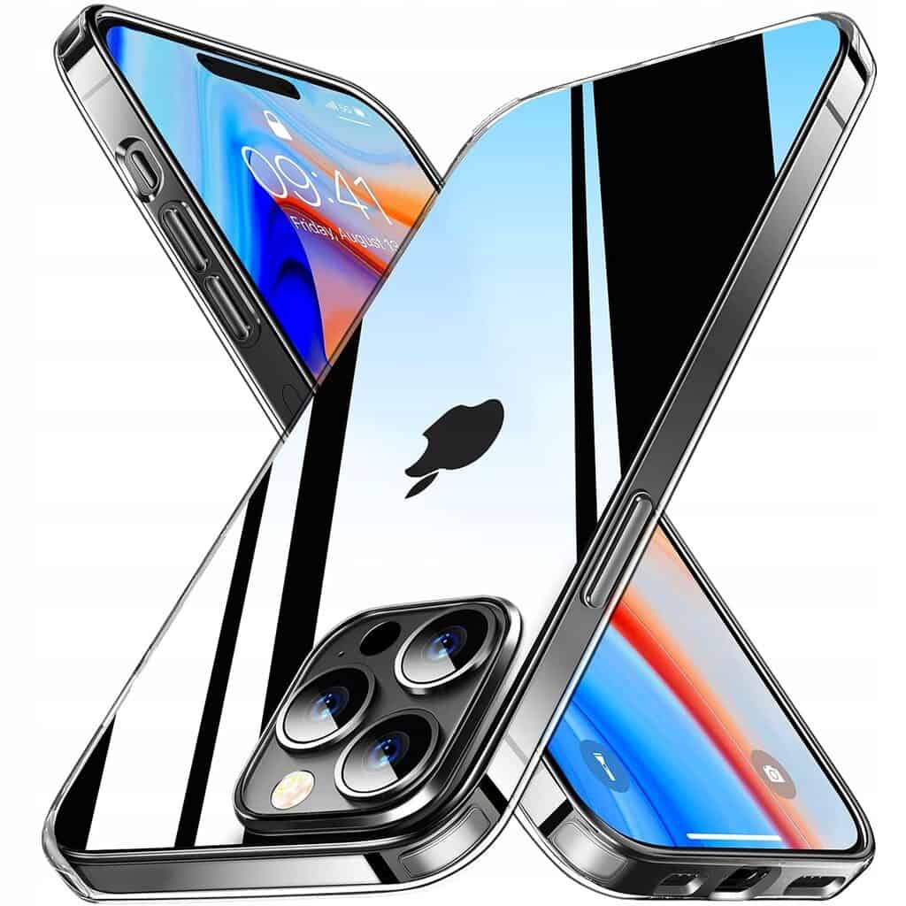 SLIM CLEAR DEKSLER FOR IPHONE 14 PRO + GLASS