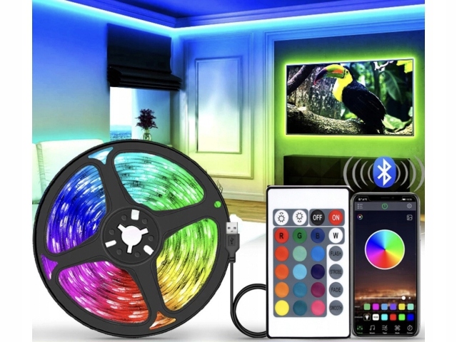 Tasma-LED-RGB-USB-podswietlenie-TV-BLUETOOTH-5M-EAN-GTIN-5902270725797