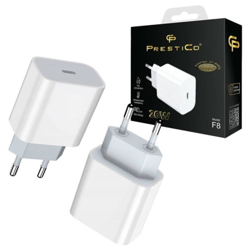 Hilo Prestico USB-C Premium lader støpsel