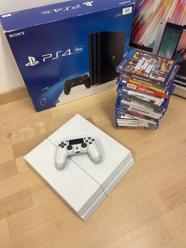 PS4 1TB EDITION WHITE EDITION + SPILL OG KONTROLLER - Bilde 2