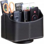 Fjernkontrollholder Organizer i PU-skinn for fjernkontroller