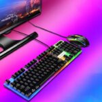 Membrantastatur, LED bakgrunnsbelyst tastatur