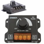 Manuell LED dimmer 30a 12-24v 360w dimmer