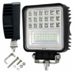 LED panel halogen arbeidslampe 126w 12v 24v cree