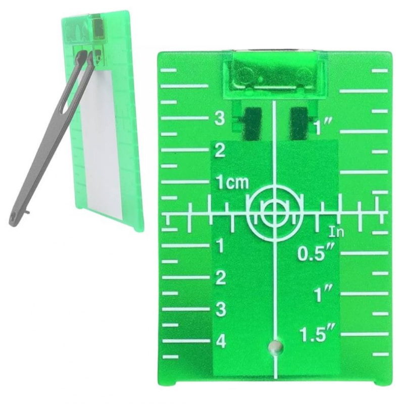 Grunn lasermålplate for lasere