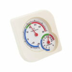 Termometer, analogt hygrometer, innvendig terrarium.