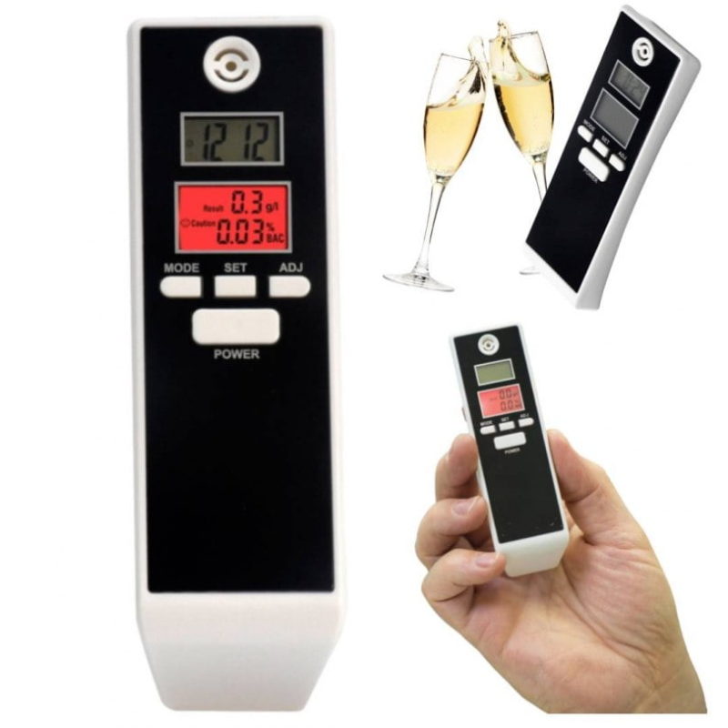 Munnløs digital alkometer, presist termometer
