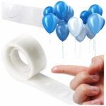 Dobbeltsidig tape for å feste ballonger med lim