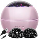 Star Sky Projector Nattlampe Roterbar 2in1