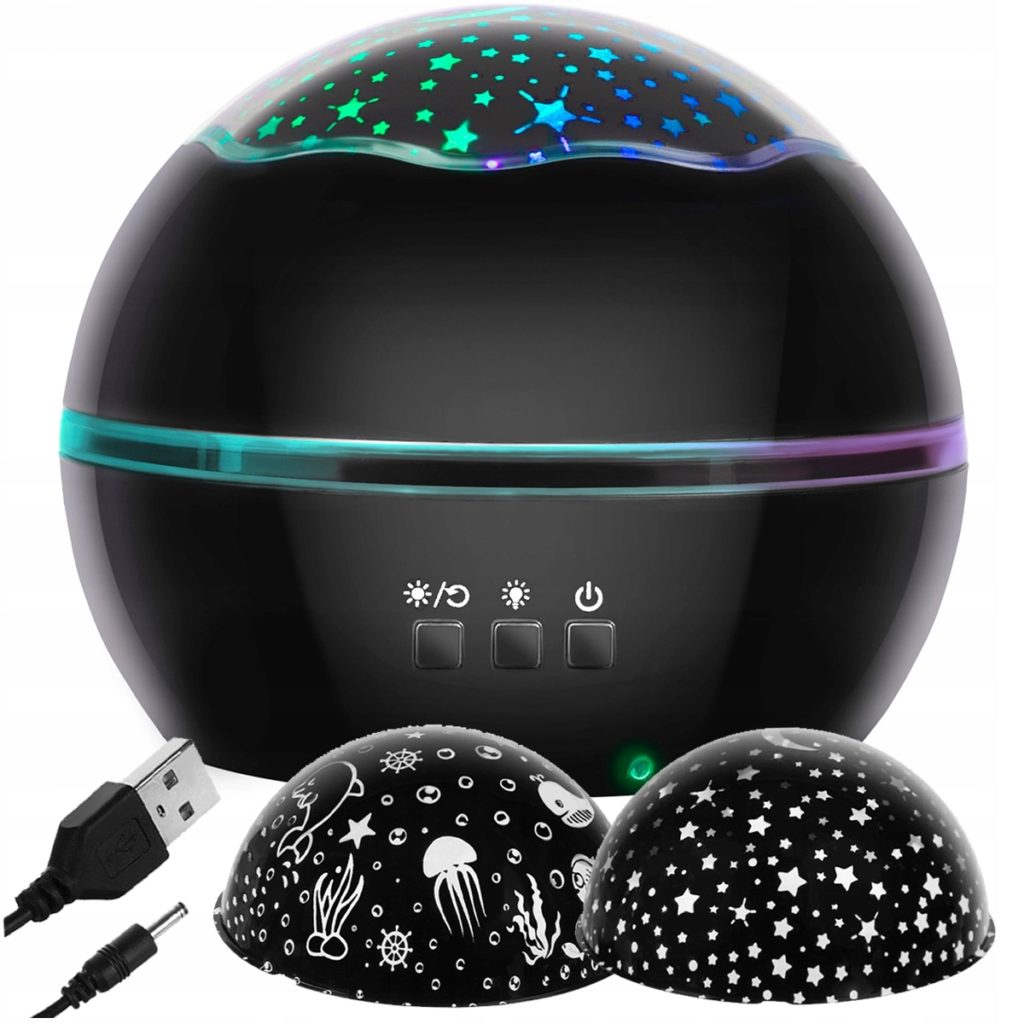 Star Sky Projector Nattlampe Roterbar 2in1