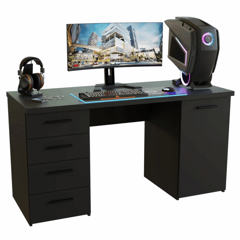 Arcalis Gaming skrivebord Pro (sort)