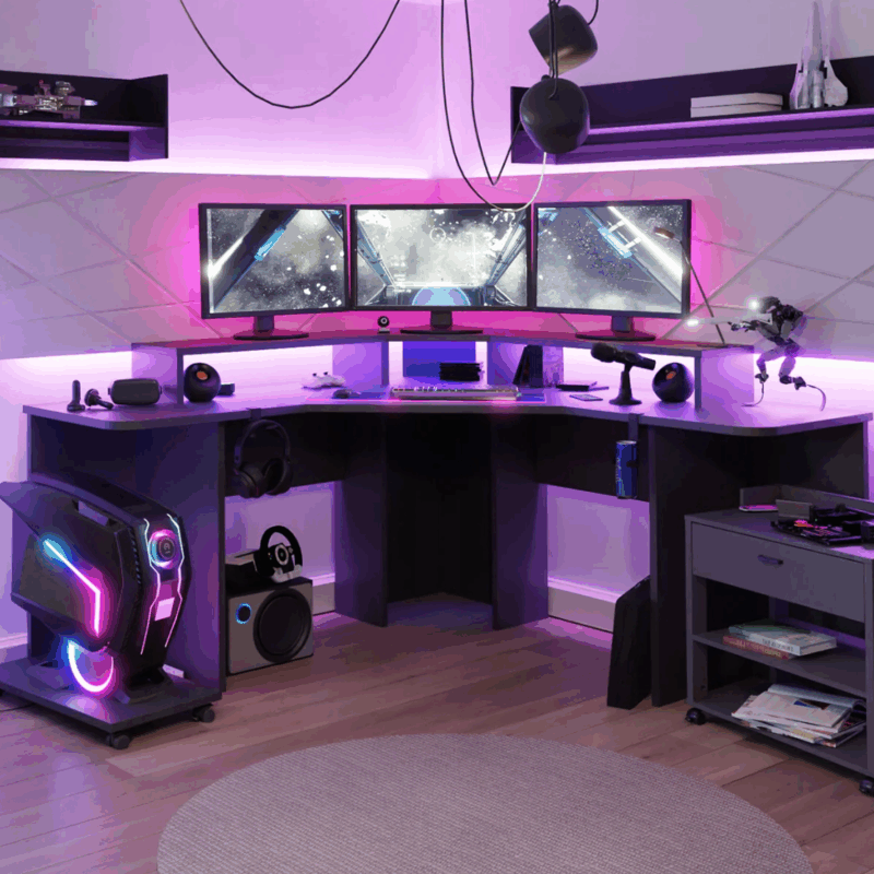 Solid gaming skrivebord SUPERNOVA
