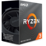 AMD Ryzen 3 4300G 3,8-4,1 GHz, 6 MB, AM4, 65 W, Wraith Stealth-kjøler