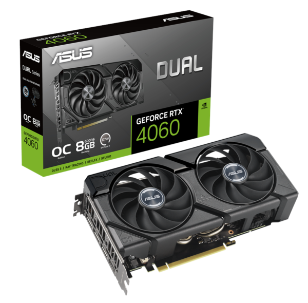 ASUS GeForce RTX 4060 8GB GDDR6 DUAL OC EVO