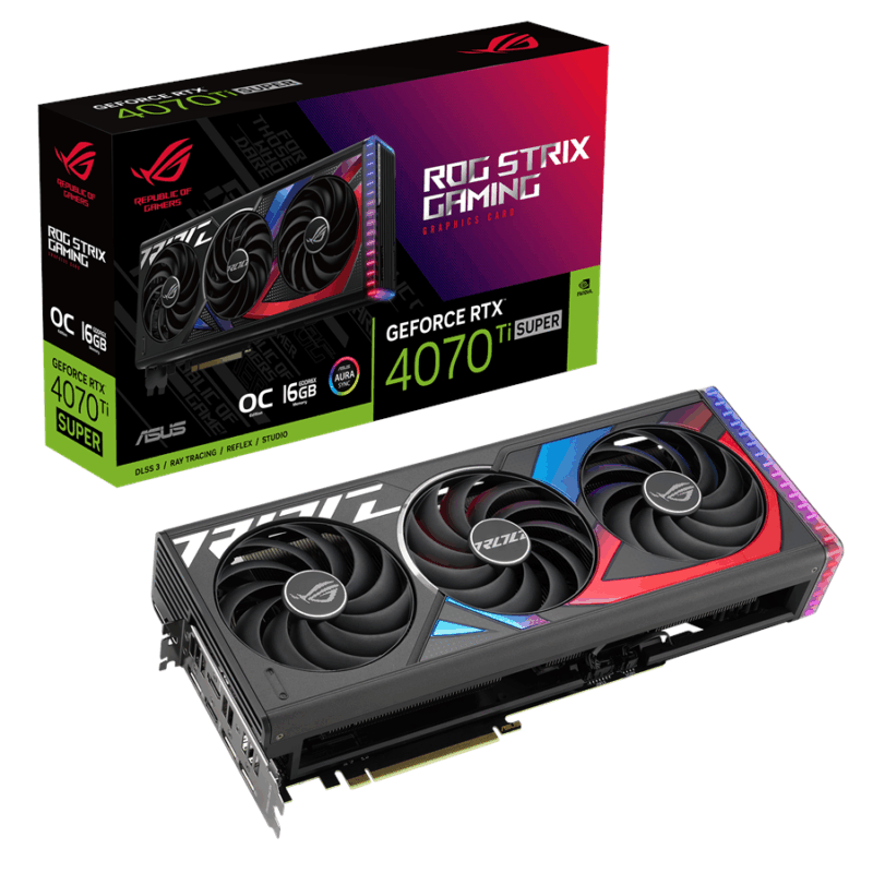 ASUS GeForce RTX 4070 TI SUPER 16GB ROG STRIX OC GAMING