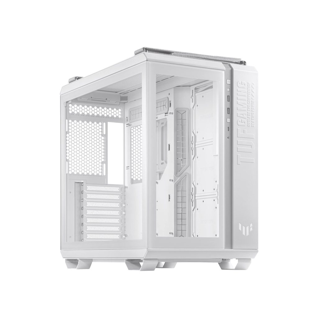 ASUS TUF Gaming GT502 Tempered Glass Dual Chamber Case White