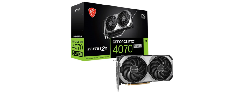 MSI GeForce RTX 4070 SUPER 12G VENTUS 2X OC