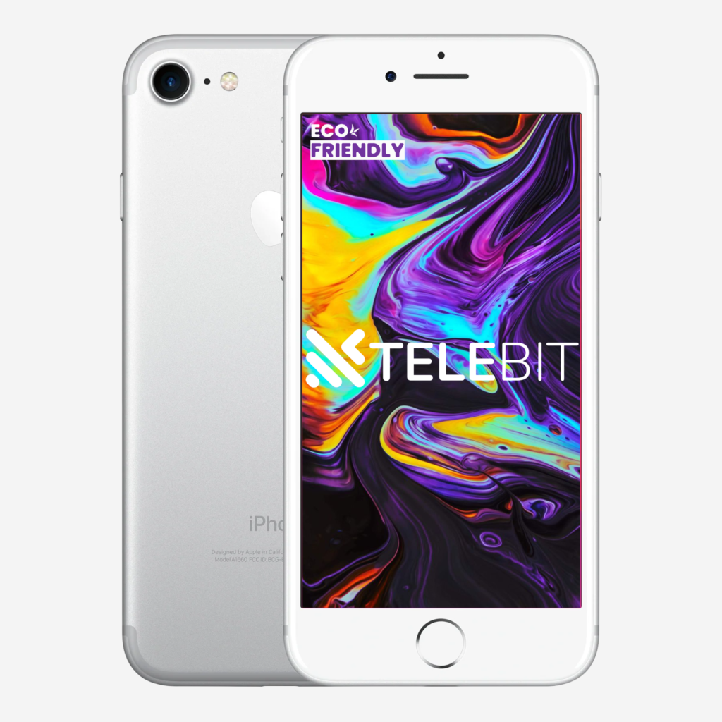 iPhone 7 sølv 128GB grad A