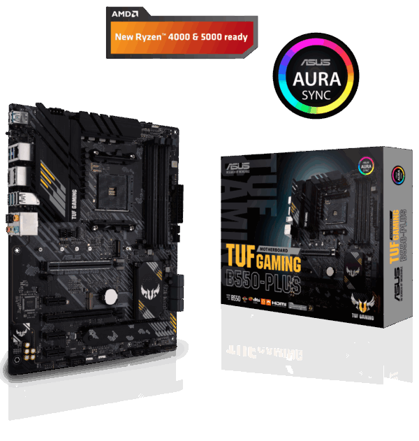 ASUS TUF GAMING B550-PLUS (ATX, B550, AM4)