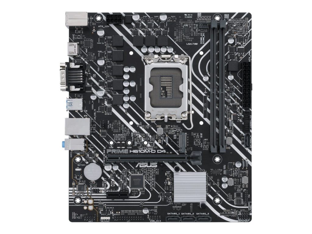 ASUS PRIME H610M-D D4 (mATX, H610, LGA 1700, DDR4)