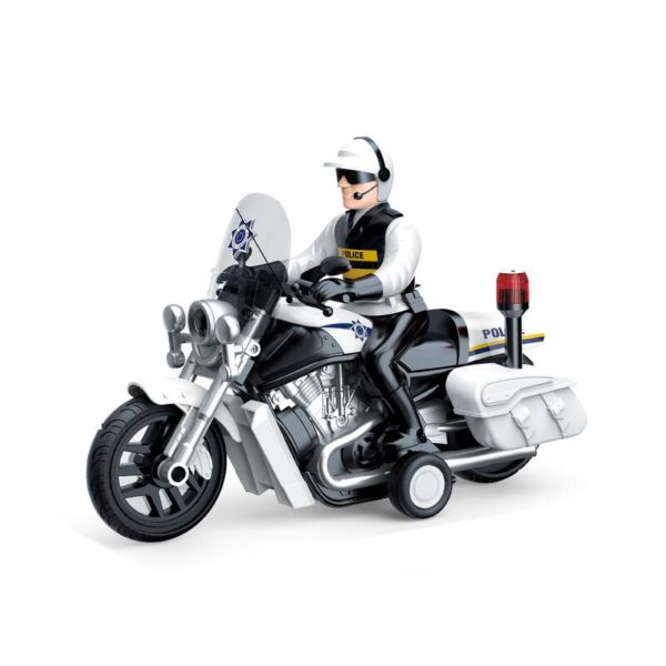 L&S POLITIMOTORSYKKEL M/FØRER (22CM)