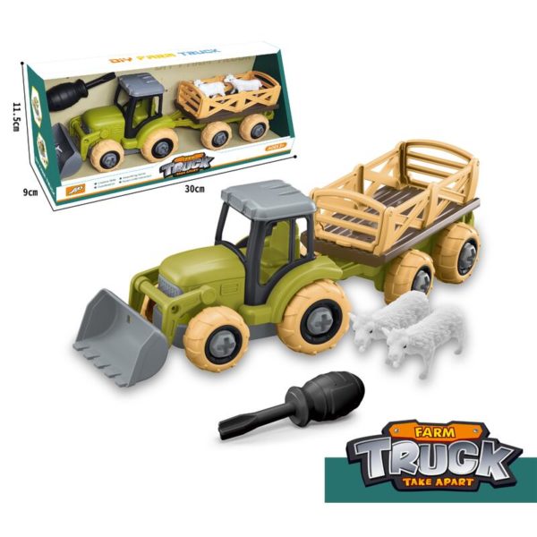 TRAKTOR M/HENGER - 2 ASS (28CM)