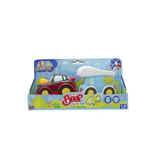 BEEP AND GO KJØRETØY 2 PK - LYD OG LYS