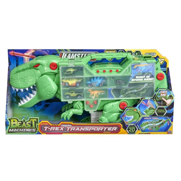 T-REX TRANSPORTER M/6 BILER (61CM)